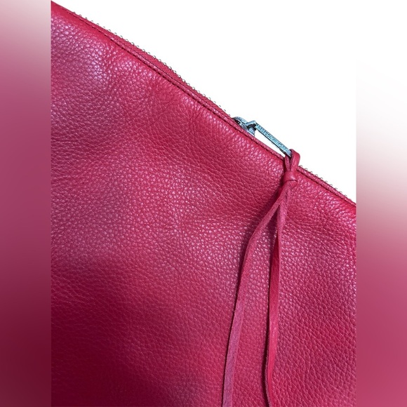 Rebecca Minkoff medium Bryn double zip hobo red shoulder bag - Picture 7 of 13